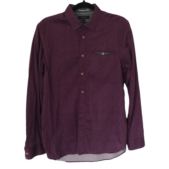 Ted Baker London Other - Ted Baker Purple Button-down Casual Shirt